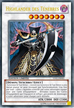 Carte Yu-Gi-Oh! 5 D's black highlander