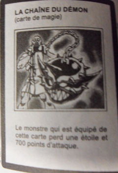 Carte Yu-Gi-Oh! 5 D's la chaine du demon