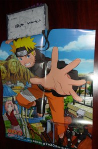 poster naruto collector 1 verso