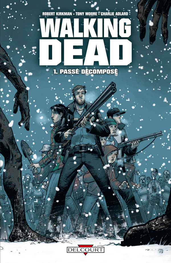 Couverture du tome 1 de The Walking Dead