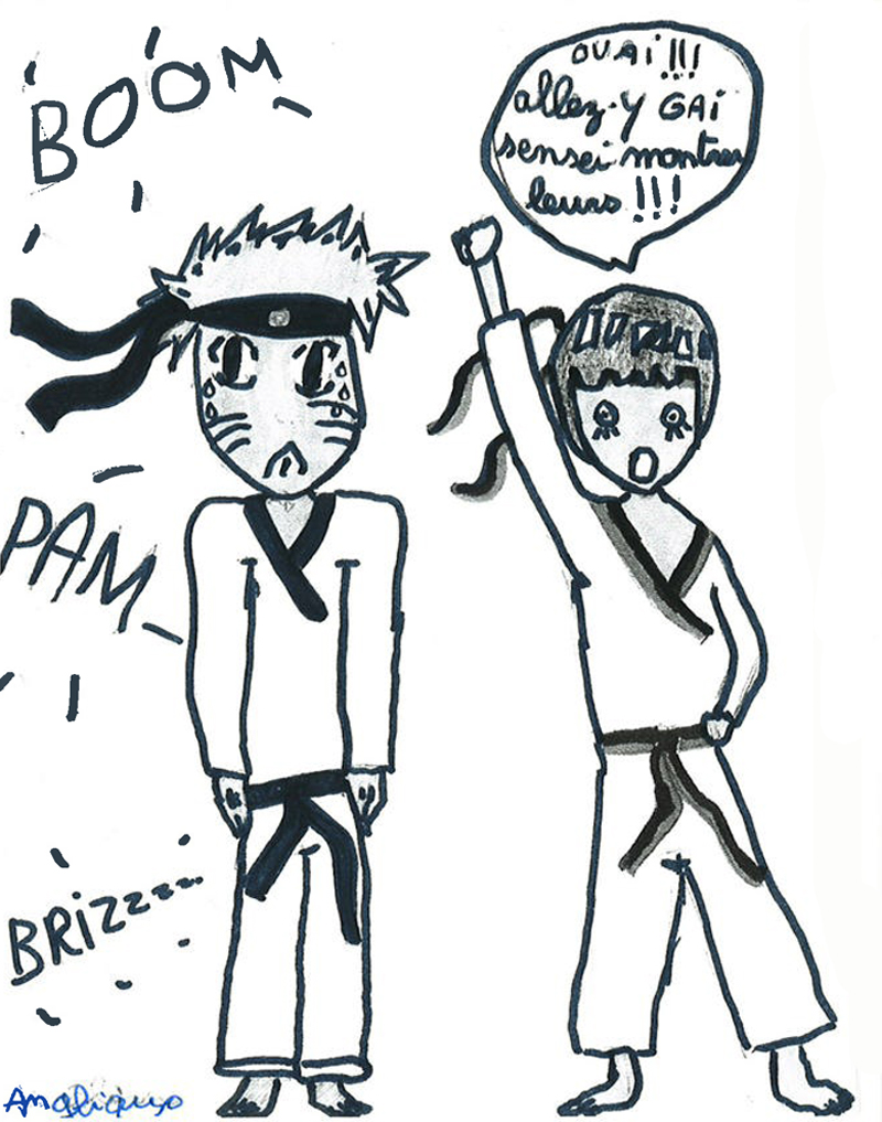 Angelique 13 ans Naruto&Lee